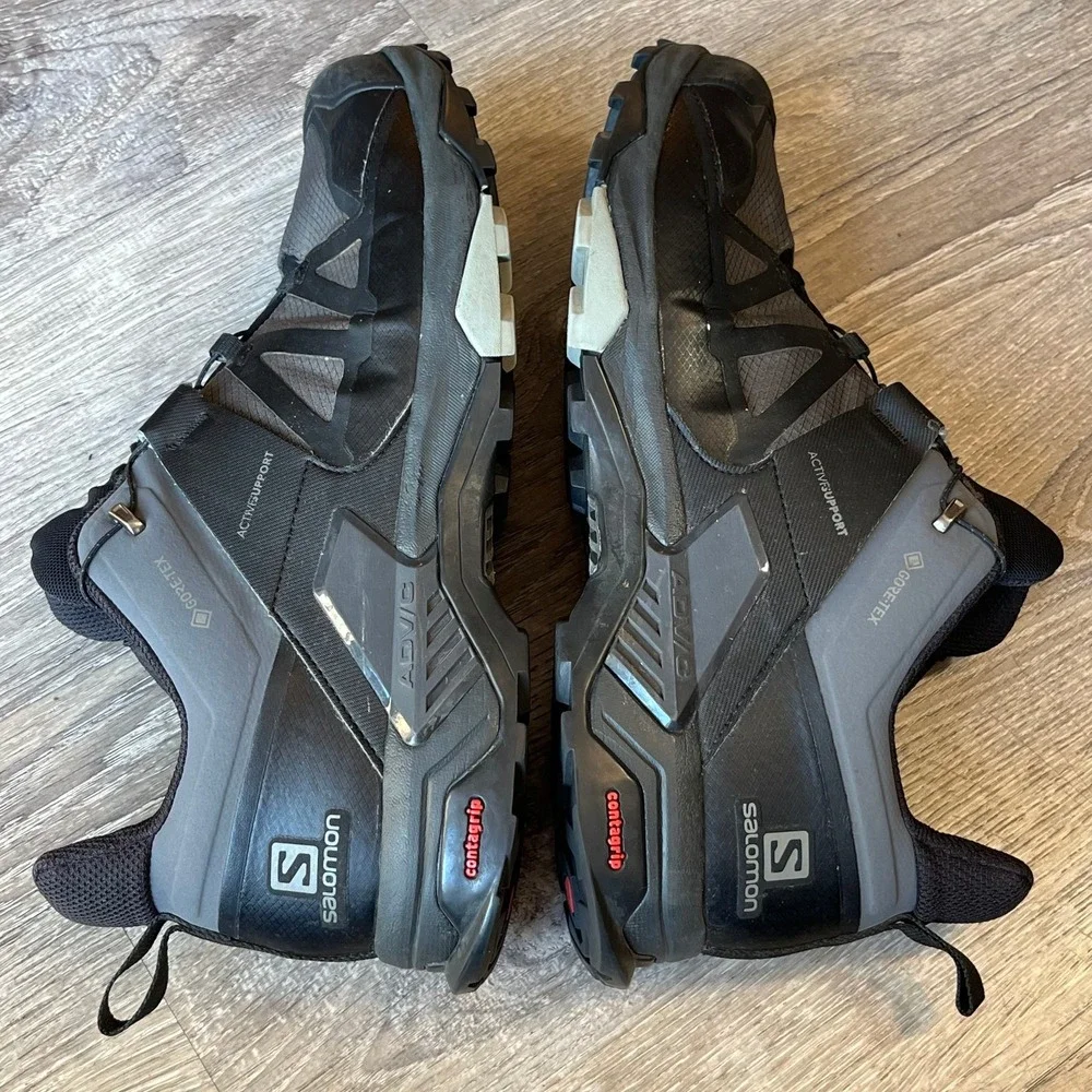 Salomon X Ultra 4 GTX Waterproof Low Black Hiking Shoes Mens 12 UK11.5 EU 46 2/3